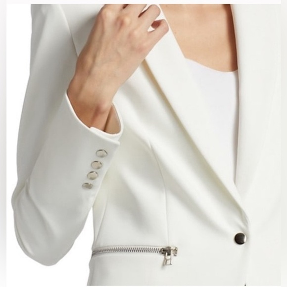 Veronica Beard classic white scuba Dickey jacket blazer NWT - Picture 5 of 13